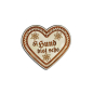 Preview: "A Hund bist scho-Anstecker in Lebkuchen-Optik - erhältlich bei Glubbal.shop"