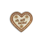 Preview: "a geh weida-Anstecker in Lebkuchen-Optik - erhältlich bei Glubbal.shop"