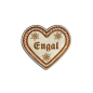Preview: "Engal-Anstecker in Lebkuchen-Optik - erhältlich bei Glubbal.shop"