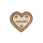 Preview: "iridiridi-Anstecker in Lebkuchen-Optik - erhältlich bei Glubbal.shop"