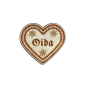 Preview: "Oida-Anstecker in Lebkuchen-Optik - erhältlich bei Glubbal.shop"