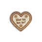 Preview: "Wer ko der ko-Anstecker in Lebkuchen-Optik - erhältlich bei Glubbal.shop"