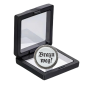 Preview: Gaudibrosche in Silber "Brazn weg" im Geschenk-Etui