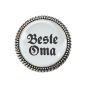 Preview: Leichte und robuste Gaudibroschn "Beste Oma" – perfekt für Trachten & Alltag