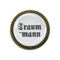 Preview: Geschenk-Set Gaudi-Brosche „Traummann“ in Bronze