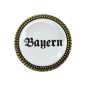 Preview: Gaudi-Brosche "Bayern" in bronze, Trachtenschmuck