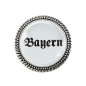 Preview: Gaudi-Brosche "Bayern" in silber für Tracht und Oktoberfest
