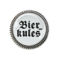 Preview: Gaudi-Brosche "Bierkules" in silber für Tracht und Oktoberfest