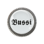 Preview: Gaudi-Brosche "Bussi" in silber für Tracht und Oktoberfest