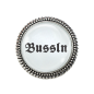 Preview: Gaudi-Brosche "Bussln" in Silber für Tracht und Oktoberfest