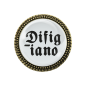 Preview: Gaudi-Brosche "Difigiano" in bronze, Trachtenschmuck
