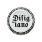 Preview: Gaudi-Brosche "Difigiano" in silber für Tracht und Oktoberfest