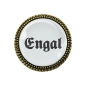 Preview: Gaudi-Brosche "Engal" in bronze, Trachtenschmuck