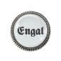 Preview: Gaudi-Brosche "Engal" in silber für Tracht und Oktoberfest