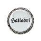 Preview: Gaudi-Brosche "Hallodri" in silber für Tracht und Oktoberfest