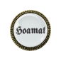 Preview: Gaudi-Brosche "Hoamat" in bronze, Trachtenschmuck