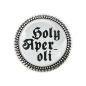 Preview: Gaudi-Brosche "Holy Aperoli" in silber für Tracht und Oktoberfest