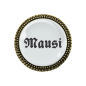 Preview: Gaudi-Brosche "Mausi" in bronze, Trachtenschmuck