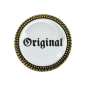 Preview: Gaudi-Brosche "Original" in bronze, Trachtenschmuck