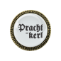 Preview: Gaudi-Brosche "Prachtkerl" in bronze, Trachtenschmuck