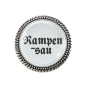 Preview: Gaudi-Brosche "Rampensau" in silber für Tracht und Oktoberfest