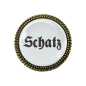 Preview: Gaudi-Brosche "Schatz" in bronze, Trachtenschmuck