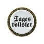 Preview: Gaudi-Brosche "Tagesvollster" in bronze, Trachtenschmuck