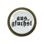 Preview: Gaudi-Brosche "ausgfuchst" in bronze, Trachtenschmuck