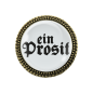 Preview: Gaudi-Brosche "ein Prosit" in bronze, Trachtenschmuck