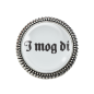 Preview: Gaudi-Brosche "I mog di" in silber für Tracht und Oktoberfest