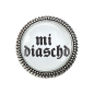 Preview: Gaudibroschn "mi diaschd" – Bayerische Trachtenbrosche mit witzigem Spruch