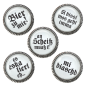 Preview: Detailansicht der Gaudi-Brosche "Dorfkind" bei Glubbal.shop