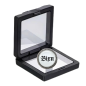 Preview: "Gaudibroschn mit Bixn-Spruch in Silber und Geschenk-Etui"