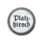 Preview: "Detailansicht der Platzhirsch Brosche in edlem Silber"