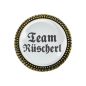 Preview: Trachtenbrosche "Team Rüscherl" in Bronze – Stilvoller Schmuck für dein Dirndl