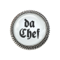 Preview: "Gaudibroschn 'Da Chef' in Silber – lustige Trachtenbrosche"