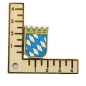 Preview: "Zeige deine Liebe zur bayrischen Tradition mit unserem Bayerwappen Mini Pin. Hol ihn dir jetzt bei Glubbal.shop!"