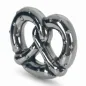 Preview: Silberner Metall-Pin Breze als Trachten-Anstecker