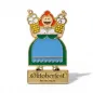 Preview: Metall-Pin Happy Bayern Vroni als hochwertiger Wiesn-Pin für Lederhose und Tracht