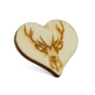 Preview: Pin ''Holzhirsch'' natur