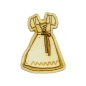 Preview: "Bayerische Streudeko für Festlichkeiten – Streuteil Dirndl natur bei Glubbal.shop"
