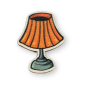 Preview: Kreative Tischdeko mit dem Streuteil "Lampe" aus Holz.