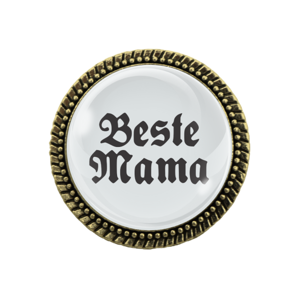 Gaudi Brosche "Beste Mama" als Geschenk-Set mit Etui