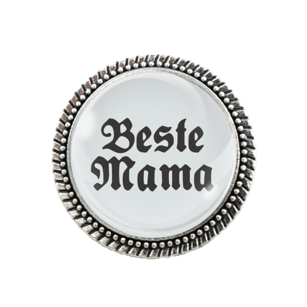 Gaudi Brosche "Beste Mama" als Geschenk-Set mit Etui
