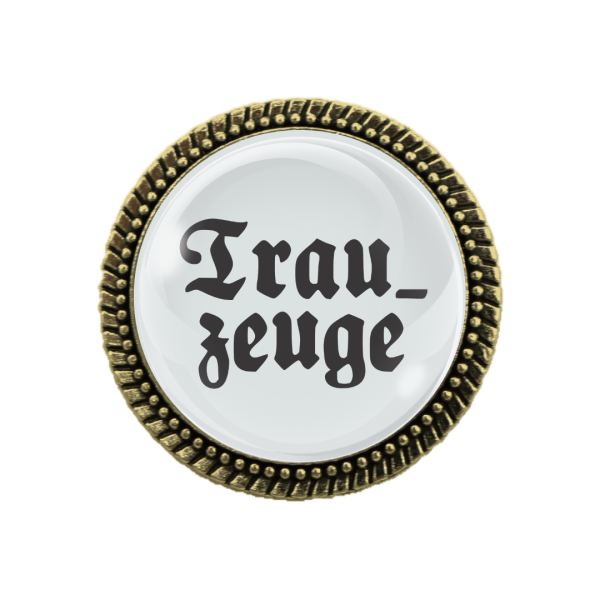 „Leichte Trachtenbrosche Trauzeuge – Perfekt für Hochzeiten“