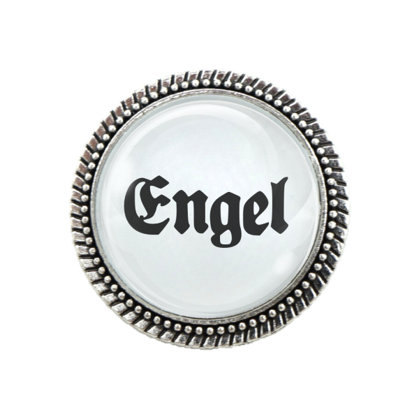 Gaudibroschn „Engel“ in Silber – das perfekte Trachtenaccessoire