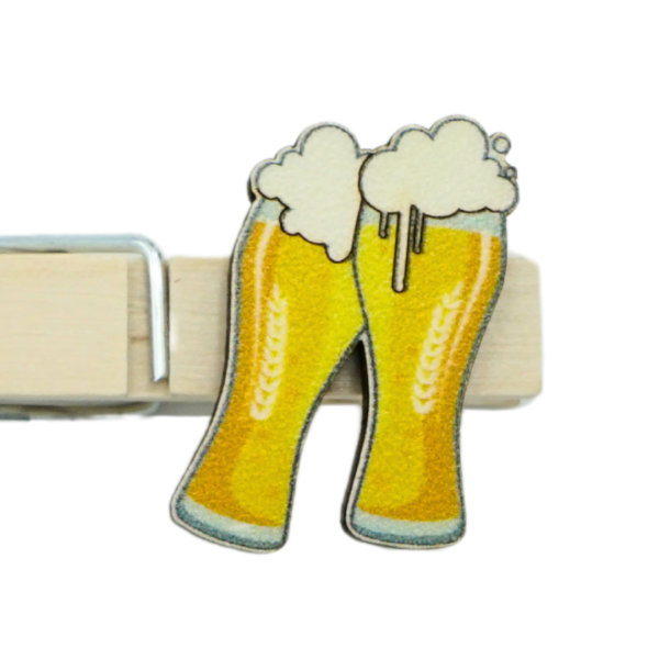 "Authentisches bayerisches Glupperl mit Weizen Prost für Oktoberfest oder Weißbierzelt, erhältlich bei Glubbal.shop."