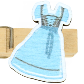 Glubbal Dirndl Blau - Ein Hauch von bayerischem Himmel