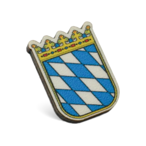 "Einzigartiger Charme: Unser Bayernland Pin für Trachten"