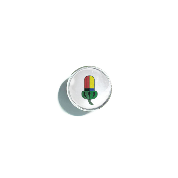 Pin - Schafkopf 4 Farben Silber